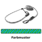 Preview: EASYLONG Hundeleine TWIST - M - 3m - blau mit grünem Swirl